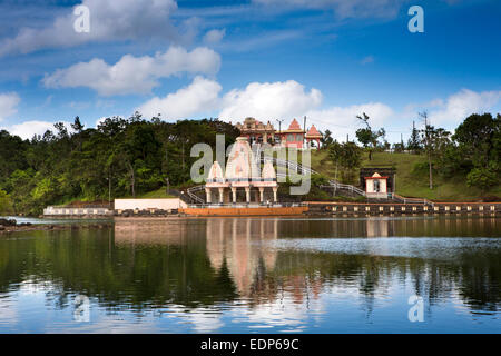 Mauritius, Grand Bassin, Ganga Talao Heiliger Seetempel Stockfoto