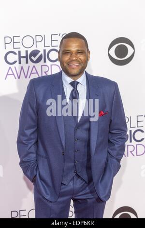 Los Angeles, USA. 7. Januar 2015. Schauspieler Anthony Anderson besucht die 41. Annual Peoples Choice Awards im Nokia Theatre LA Live am 7. Januar 2015 in Los Angeles, Kalifornien. Stockfoto