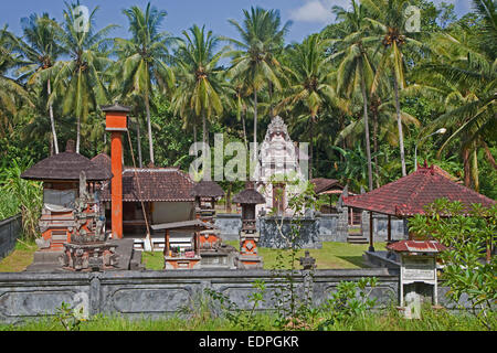 Kleinen balinesischen buddhistischer Tempel auf der Insel Bali, Indonesien Stockfoto