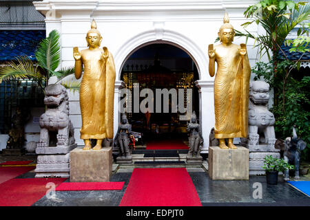 Gangaramaya Tempel, Colombo, Sri Lanka Stockfoto