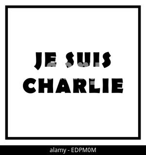 Je Suis Charlie wb Stockfoto