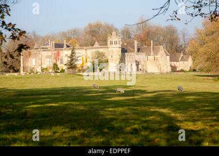 Lacock Abbey, Wiltshire, England, UK Pionier William Henry Fox Talbot einst Heimat von Fotografie Stockfoto