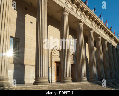 Caird Hall Konzert Aula Säulen dundee Stockfoto