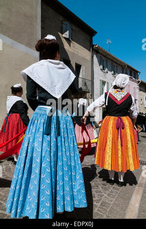 Traditionen, Saint-Gilles, Gard, Languedoc Roussillon, Frankreich Stockfoto