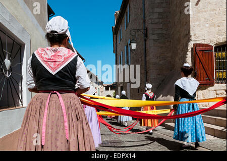 Traditionen, Saint-Gilles, Gard, Languedoc Roussillon, Frankreich Stockfoto