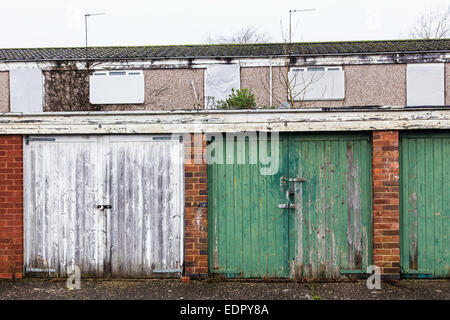 Ley Hill Wohnsiedlung erwartet für den Abriss 2015, Birmingham, England, UK Stockfoto