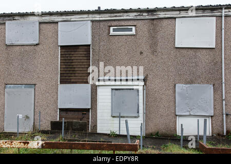 Ley Hill Wohnsiedlung erwartet für den Abriss 2015, Birmingham, England, UK Stockfoto