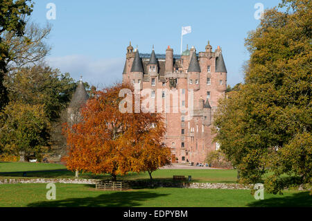 Glamis Castle im Herbst Tayside dundee Stockfoto