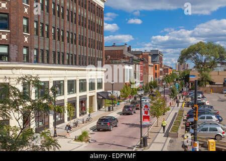 King William St in Hamilton. Stockfoto