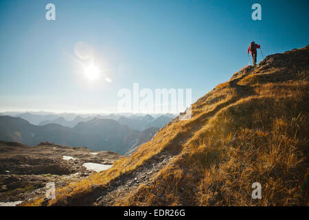 Wandern im North Cascades National Park Stockfoto