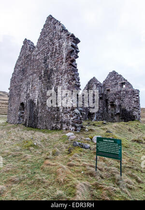 Die Ruinen der Calda House Sutherland Schottland UK Stockfoto