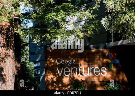 Der Hauptsitz von Google Ventures in Mountain View, Kalifornien. Stockfoto