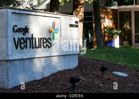 Der Hauptsitz von Google Ventures in Mountain View, Kalifornien. Stockfoto