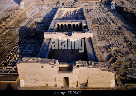 Arial Ansicht der Medinat Hahu auf der Westbank von Luxor Stockfoto