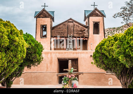 Santuario de Nuestro Senor de Esquipulas, Chimayo, New Mexico, USA Stockfoto