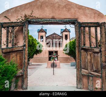 Santuario de Nuestro Senor de Esquipulas, Chimayo, New Mexico, USA Stockfoto