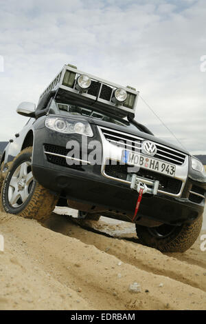 Auto, VW, Volkswagen, Touareg, Offroad, Gelaende, Geländefahrzeug, 4 x 4, 4wd, Allrad, Allradantrieb, Abenteuer, Spass, Motor, Mo, USA Stockfoto