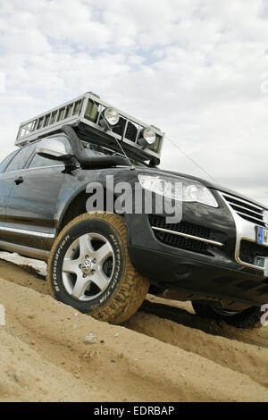 Auto, VW, Volkswagen, Touareg, Offroad, Gelaende, Geländefahrzeug, 4 x 4, 4wd, Allrad, Allradantrieb, Abenteuer, Spass, Motor, Mo, USA Stockfoto