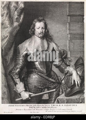 Porträt von Tommaso Francesco, Prinz von Savoyen-Carignano Stockfoto