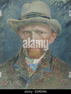 Selbstporträt, Vincent Van Gogh, 1887 Stockfoto