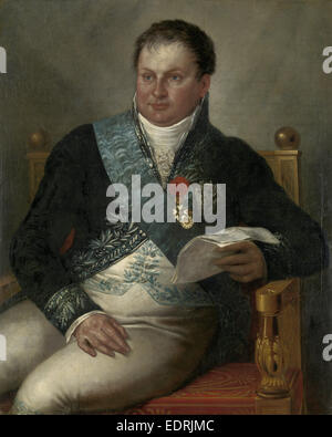 Porträt von Isaac Jan Alexander Gogel, Mattheus Ignatius van Bree, c. 1811 - 1813 c. Stockfoto