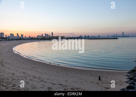 Marina Beach in Kuwait-Stadt, Nahost Stockfoto