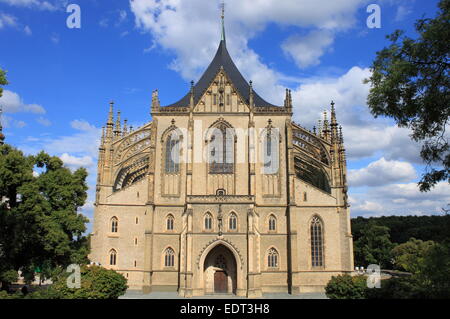 Dom St. Barbara in Kutná Hora, Tschechische Republik Stockfoto