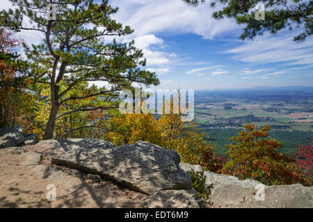 Shenandoah Valley Overlook Stockfoto