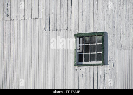 Alte weiße Scheune Detail, Pennsylvania, USA Stockfoto