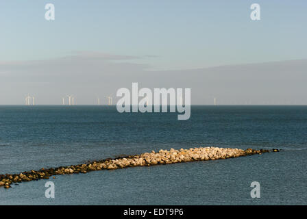 Meer Verteidigung Rhos auf Meer Stockfoto