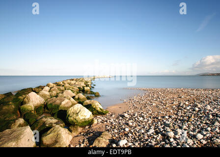 Meer Verteidigung Rhos auf Meer Stockfoto