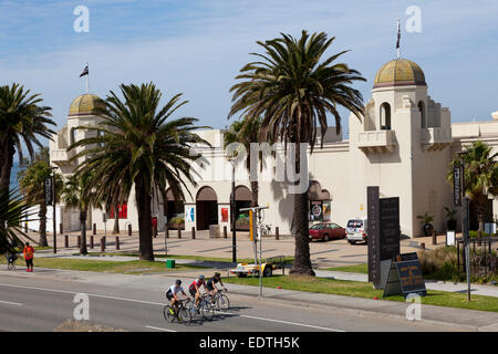 St. Kilda Meer Bäder in Melbourne, Australien Stockfoto