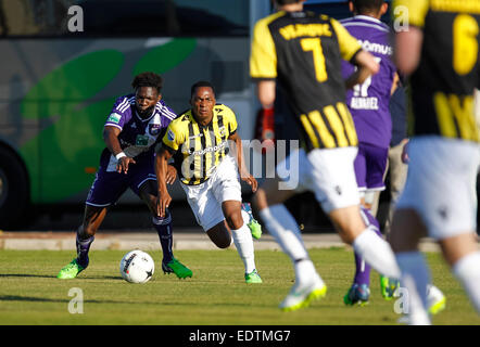 La Manga Club, Catagena, Spanien. 9. Januar 2015.  Fußballspiel RSC Anderlecht Vs SBV Vitesse © ABEL F. ROS / Alamy Live News Stockfoto