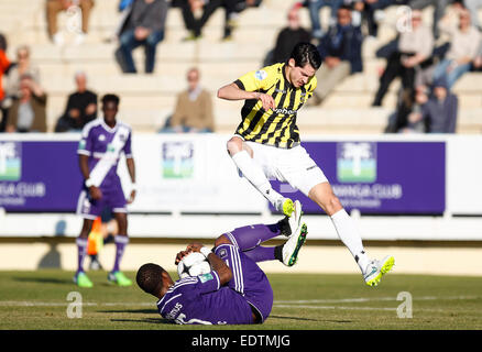 La Manga Club, Catagena, Spanien. 9. Januar 2015.  Fußballspiel RSC Anderlecht Vs SBV Vitesse © ABEL F. ROS / Alamy Live News Stockfoto