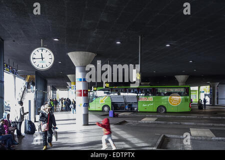 Zentraler Omnibusbahnhof, ZOB, München, Oberbayern, Bayern, Deutschland, Europa, Zentraler Omnibusbahnhof, ZOB, M Stockfoto