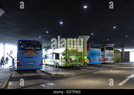 Zentraler Omnibusbahnhof, ZOB, München, Oberbayern, Bayern, Deutschland, Europa, Zentraler Omnibusbahnhof, ZOB, M Stockfoto