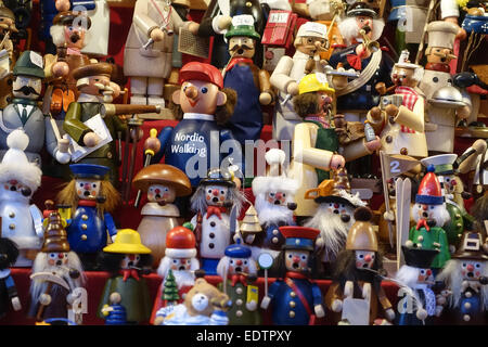 Weihnachtsmarkt, Christkindlesmarkt in Nürnberg, Hauptmarkt, Altstadt, Mittelfranken, Franken, Bayern, Deutschland, Europa, Chris Stockfoto