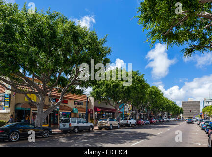 5th Avenue im Stadtteil Hillcrest von San Diego, Kalifornien, USA Stockfoto