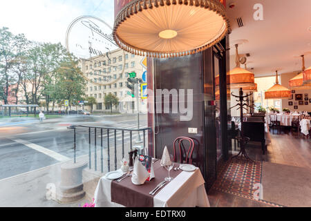 Shaliapin Restaurant in Sankt Petersburg. Stockfoto