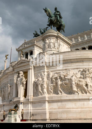 Altare della Patria (Vittoriano), Piazza Venezia, Rom, Italien Stockfoto