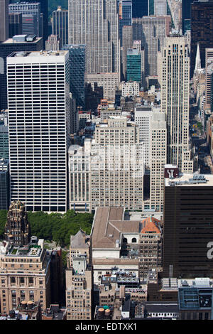 Stadtbild von Empire Staatsgebäude, Midtown, Wolkenkratzer, Manhattan, New York, Usa, Amerika Stockfoto