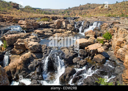 Bourke es Luck Potholes Stockfoto