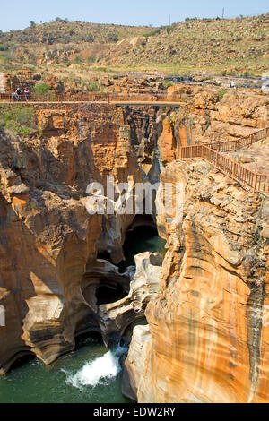 Bourke es Luck Potholes Stockfoto