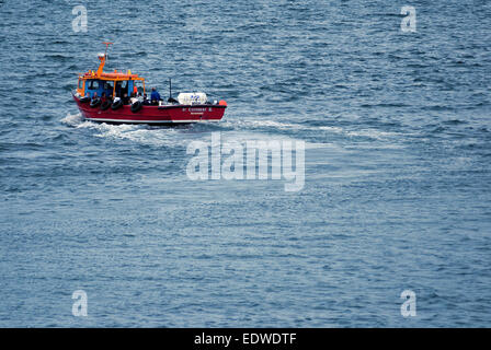 Touristenboot Farne Islands, gemeinsame, Vereinigtes Königreich Stockfoto