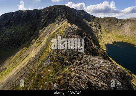 Lakelandpoeten von Striding Edge Stockfoto