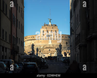 Brücke von St. Angelo Rom Stockfoto