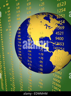 Weltwirtschaft Stockfoto