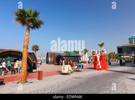 Strände von Dubai. Jumeirah Beach Residence Stockfoto