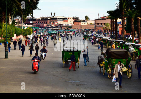 die Straßen der medina Stockfoto