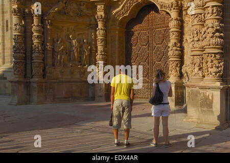 Astorga, Dom, Via De La Plata, Ruta De La Plata, Provinz Leon, Castilla y Leon, Camino de Santiago, Way of St. James Stockfoto